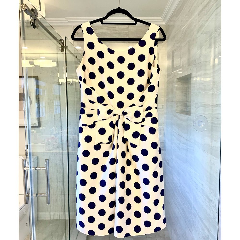 Kate Spade Jillian silk polka dot dress - size 8